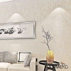 菡美洛简约现代墙纸卧室无纺布客厅素色纯色砂岩壁纸3d电视背景墙壁纸