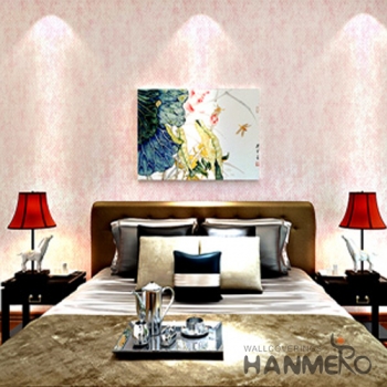 菡美洛现代无纺布墙纸素色纯色压纹温馨卧室客厅床头背景墙壁纸