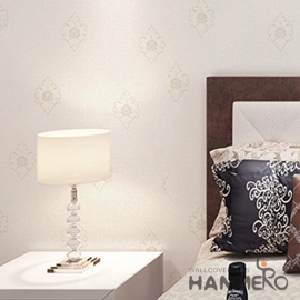 菡美洛欧式3D立体大马士革浮雕墙纸卧室客厅欧式无纺布壁纸