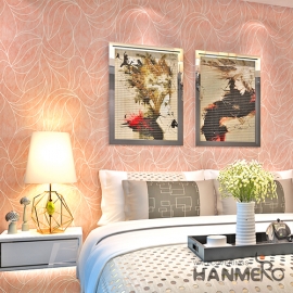 菡美洛3D几何条纹蚕丝墙纸现代简约卧室客厅墙纸3D立体电视背景墙壁纸