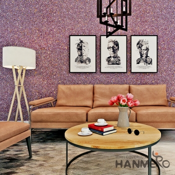 菡美洛天然紫色蛭石墙纸背景玄关特殊材质吸音隔音隔热颗粒无甲醛壁纸