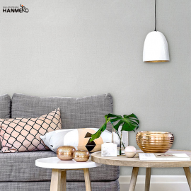【Hanmero】现代简约素色壁纸卧室家用客厅无纺纸北欧纯色墙纸