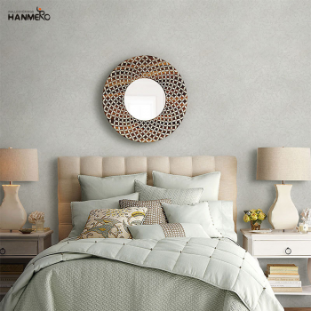 【Hanmero】环保无纺纸壁纸简约现代客厅卧室素色纯色墙纸满铺