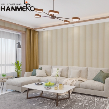 【Hanmero】无纺布素色壁纸竖条纹纯色卧室客厅过道背景满铺墙纸