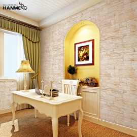 【Hanmero】欧式现代砖纹书房壁纸PVC卧室电视背景墙餐厅过道墙纸