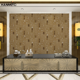 【Hanmero】书法字画中国风墙纸客厅书房茶楼餐厅饭店卧室PVC壁纸