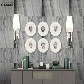【Hanmero】简约现代木纹墙纸北欧风卧室沙发电视墙餐厅PVC壁纸