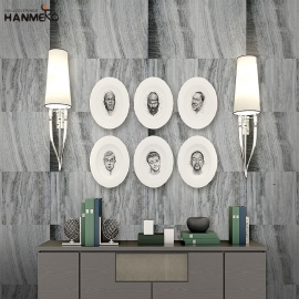 【Hanmero】简约现代木纹墙纸北欧风卧室沙发电视墙餐厅PVC壁纸