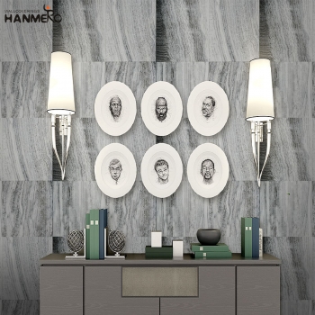 【Hanmero】简约现代木纹墙纸北欧风卧室沙发电视墙餐厅PVC壁纸